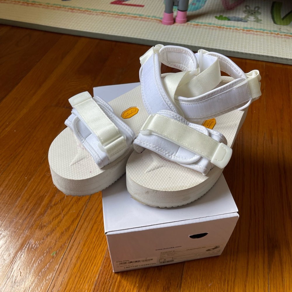 Suicoke sandals - white women’s